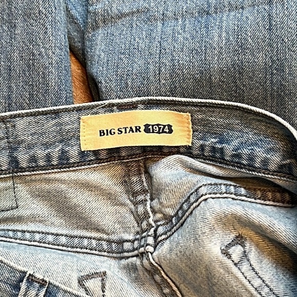 BIG STAR Mens MUCHO Distressed Medium Wash Straight Leg, Size… - Picture 6 of 8